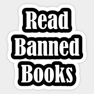 Read Banned Books Sticker